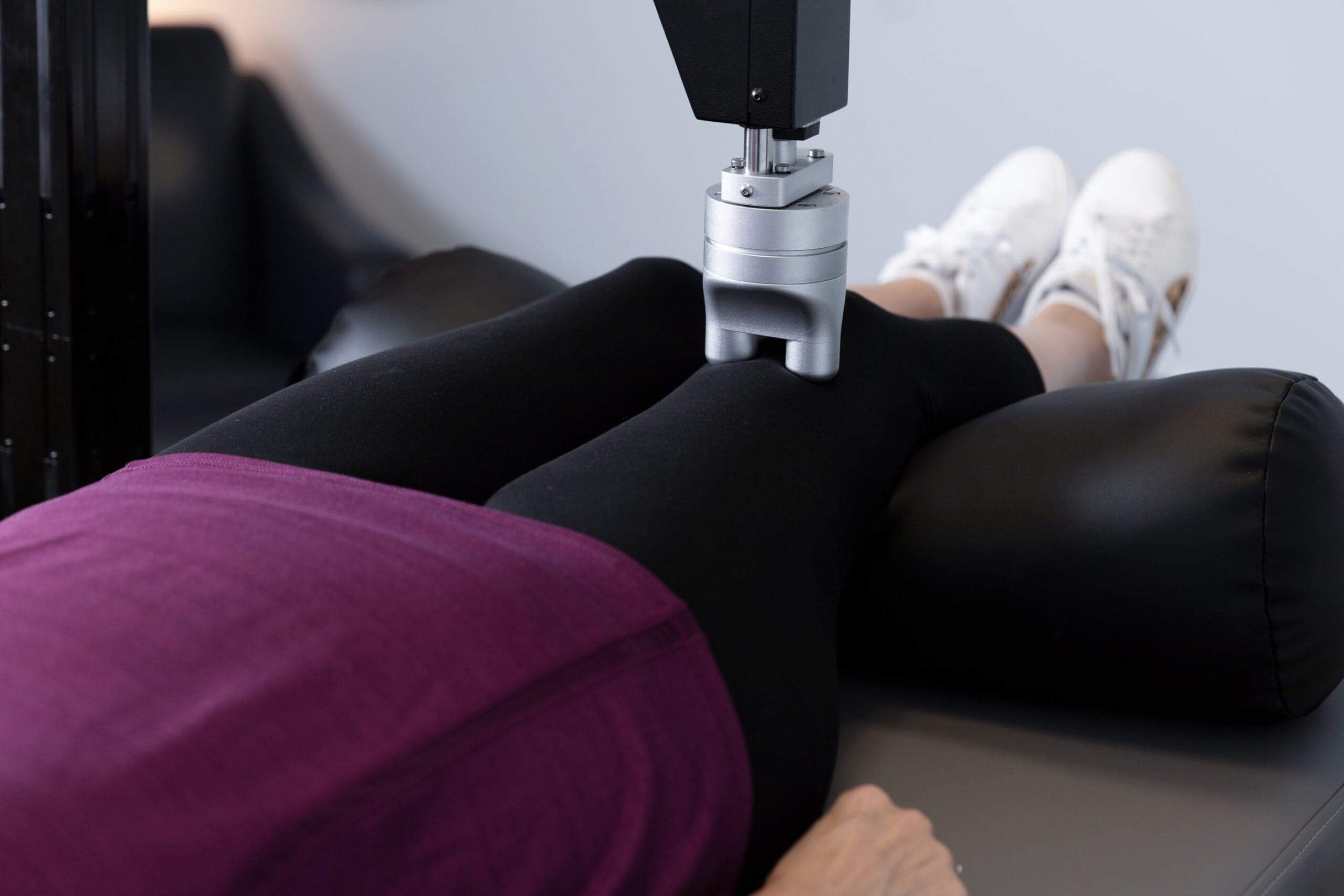 Robotic physical therapy session. Optimizing recovery at Thera Performance Lab in Lake Orion, MI